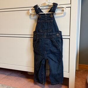 ✨ Baby GAP Organic Denim Overalls — Size 12–18 Months 💙👶🏼